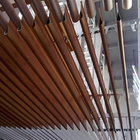 アルミ合金の中断された天井のプロフィールのしぶきの定形木製の穀物の伸張
