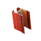 木製の穀物のアルミニウム プロフィールの窓枠の細部の世界の傾向の家の設計考え
