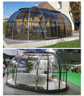 4.5mX6mの屋外の催し物のための透明なドームのGlampingのテント