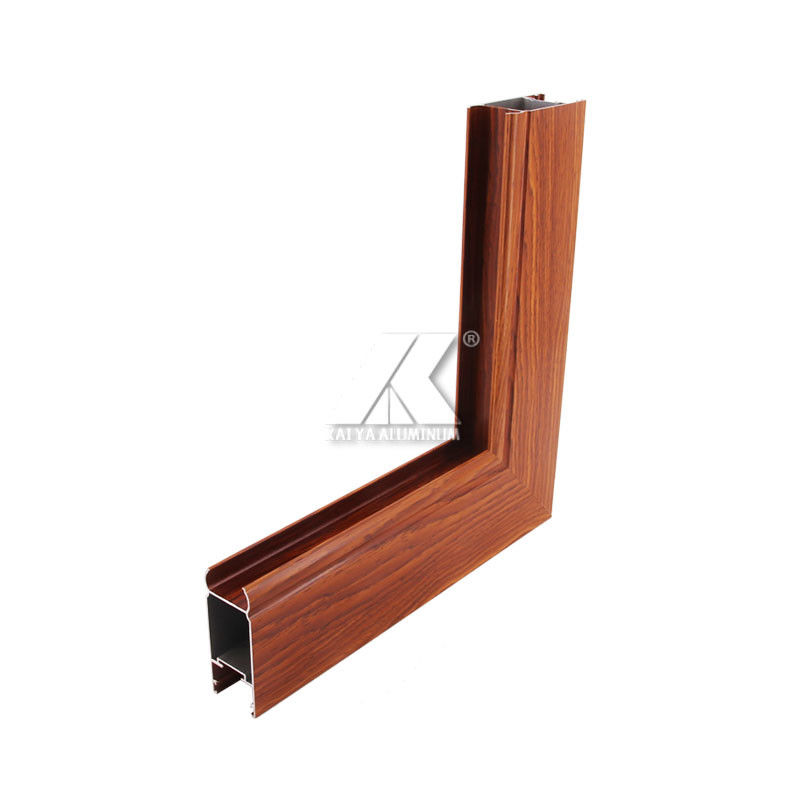 Customized Extruded Alloy Aluminum Door And Window Frames - Buy Wood grain Aluminum Door And Window Frames